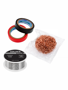 Паяльник электрический с терморегулятором, набор с индикаторной отверткой 30 в 1 Помощник PM-INP27